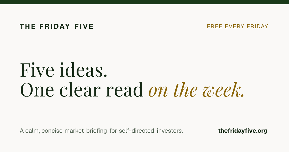 Issue No. 12 · The Friday Five